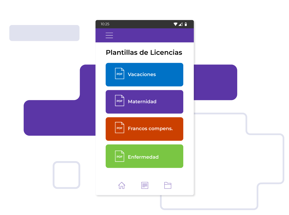Plantillas de licencias